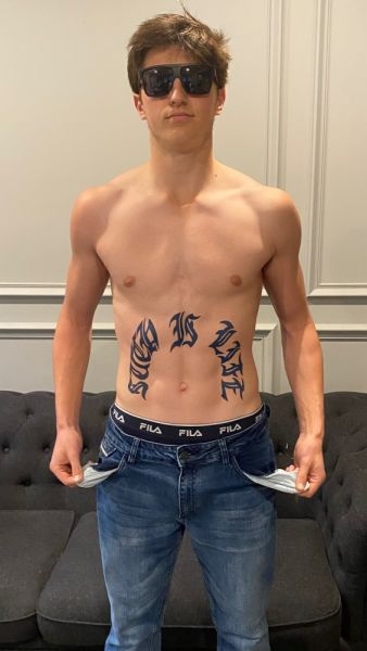 Mike Tyson Hangover temporary tattoos black henna tough bloke